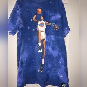Jordan X Space Jam 20th Anniversary Rare Tee Shirt